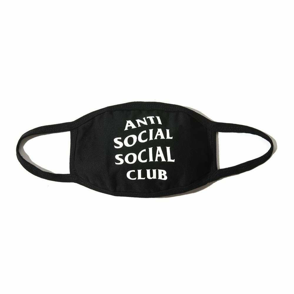 Anti Social Social Club Medical Face Mask (Black)